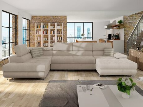 Sofá de canto Comfivo 190 (Uttario Velvet 2979 + Senegal 825)