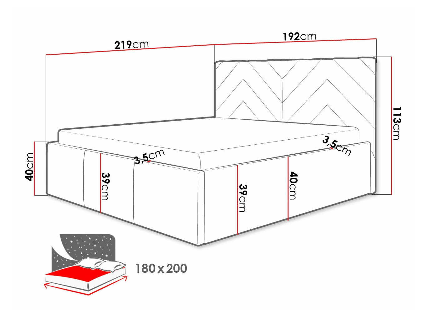 Cama ComfiDream Skyiel (Fresh 13)