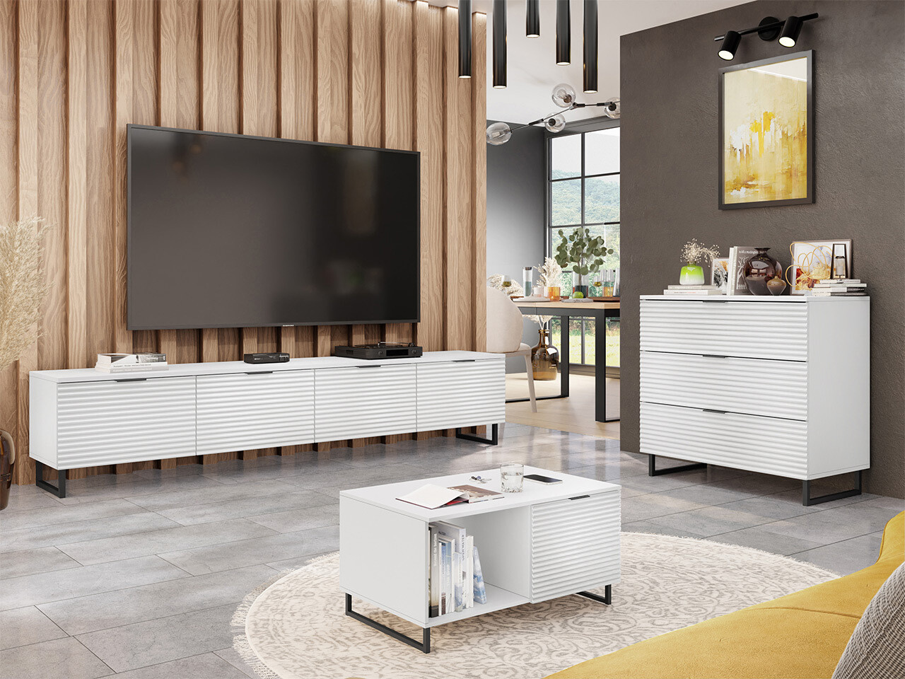 Móvel de TV Sarasota 180 (Branco)