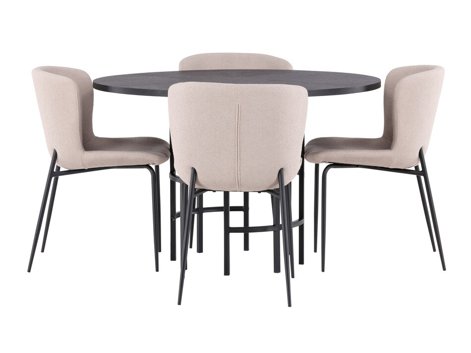 Conjunto para refeições Dallas 4143 (Bege + Preto)