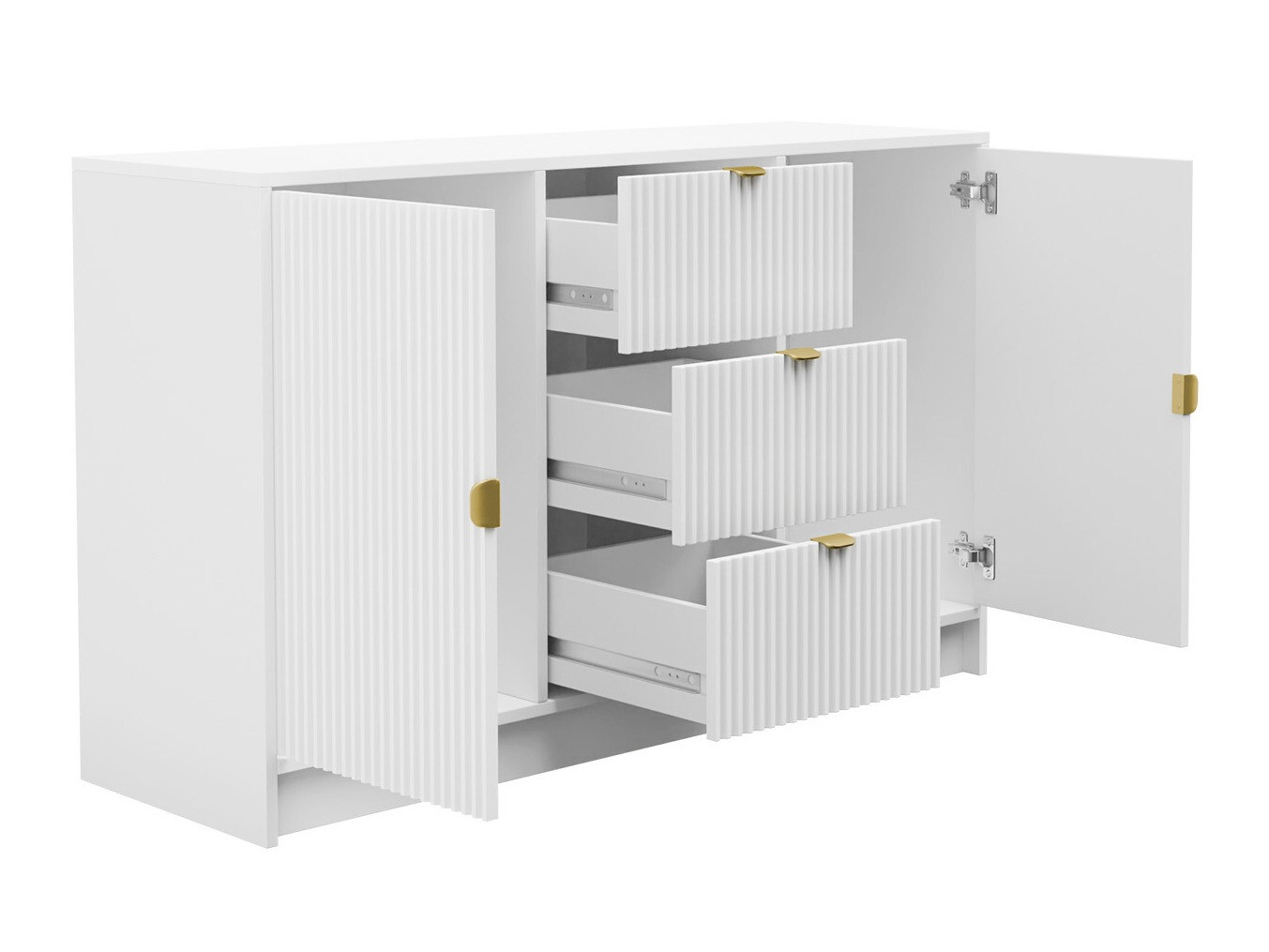 Conjunto para sala de estar Comfivo Papilio I (Branco)