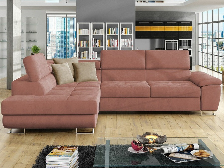 Sofá de canto Comfivo Ruta II (Uttario Velvet 2955 + Uttario Velvet 2979)