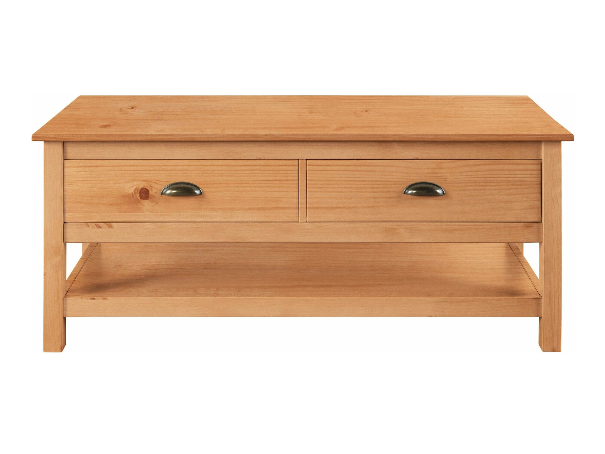 Mesa de centro Felelma 100 (Castanho claro)