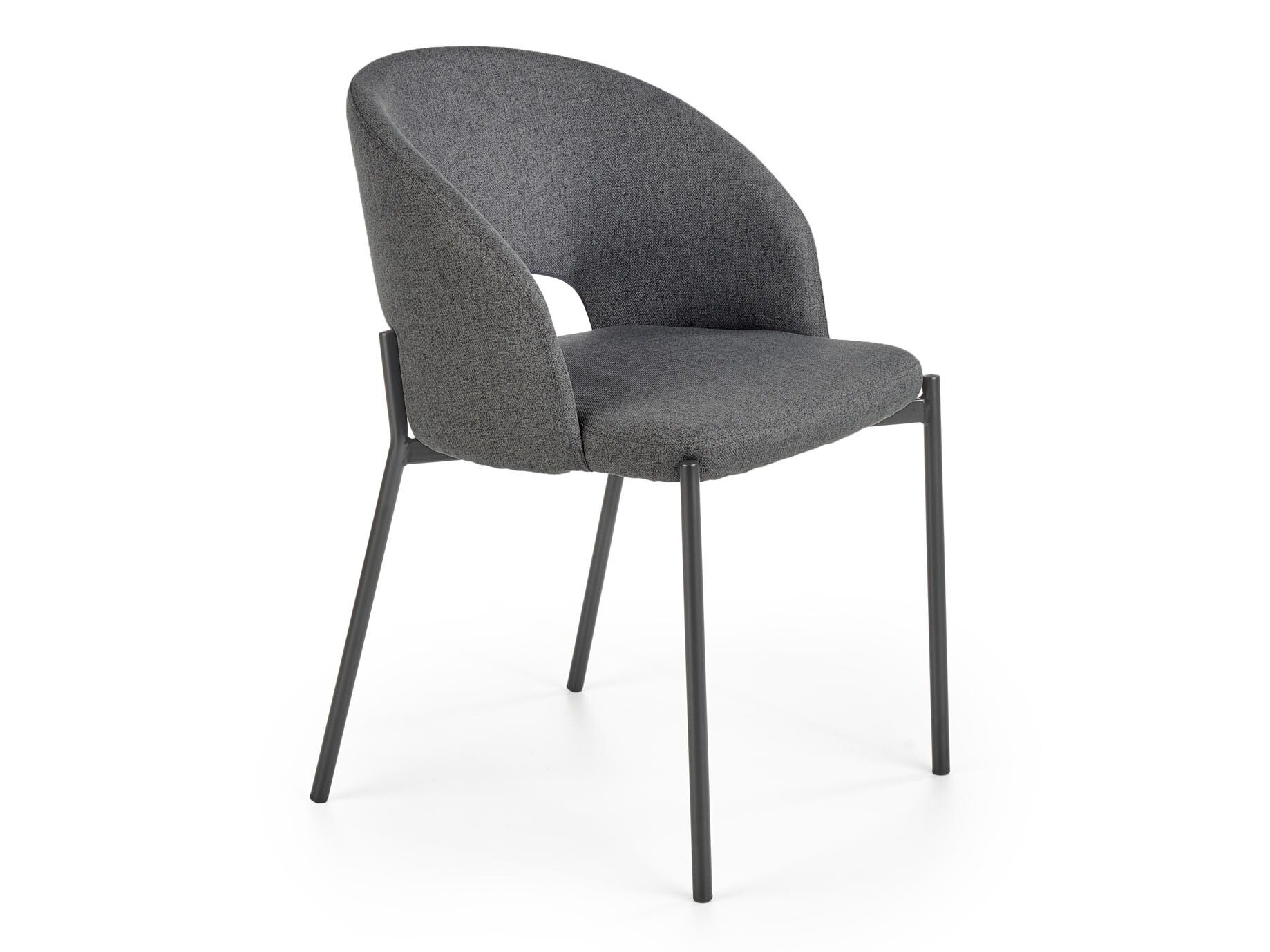 Cadeira Houston Virtus (Cinzento + Preto)