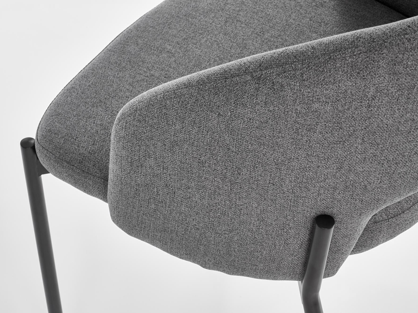 Cadeira Houston Virtus (Cinzento + Preto)