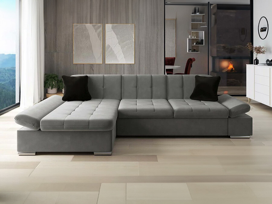 Sofá de canto Comfivo 152 (Magic Velvet 2217 + Magic Velvet 2219)