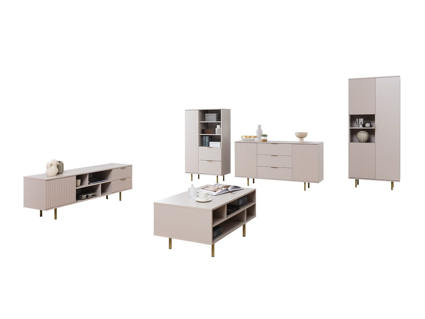 Conjunto para sala de estar Decus I (Caxemira)