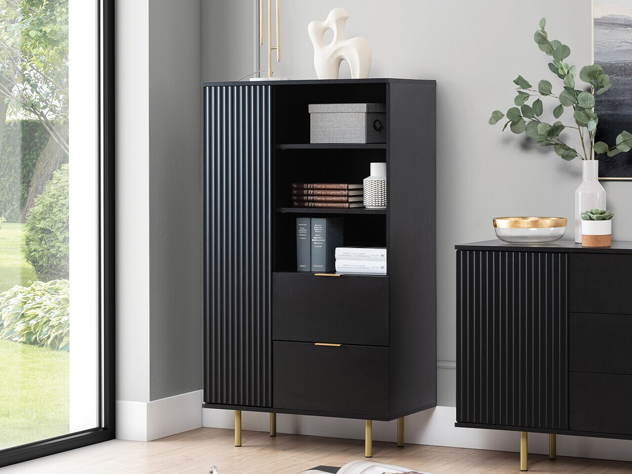 Estante Decus (Preto)
