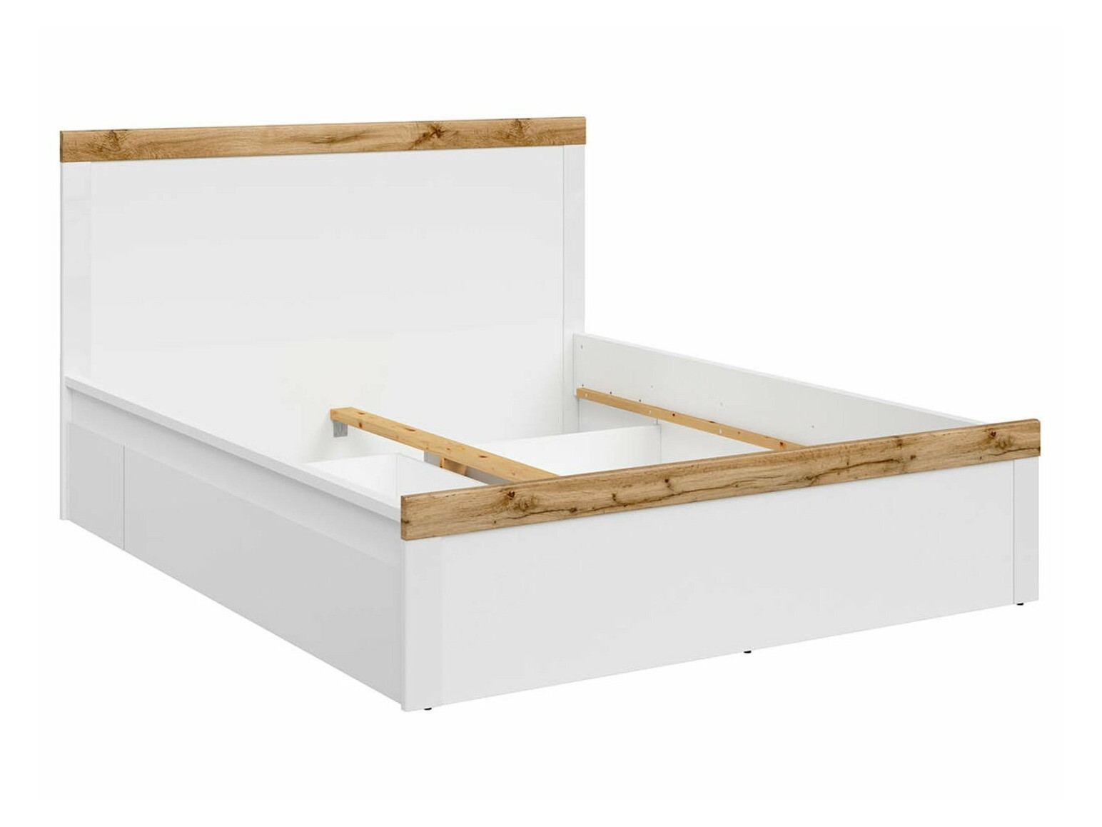 Cama Sonsoru 138 (Branco + Carvalho)
