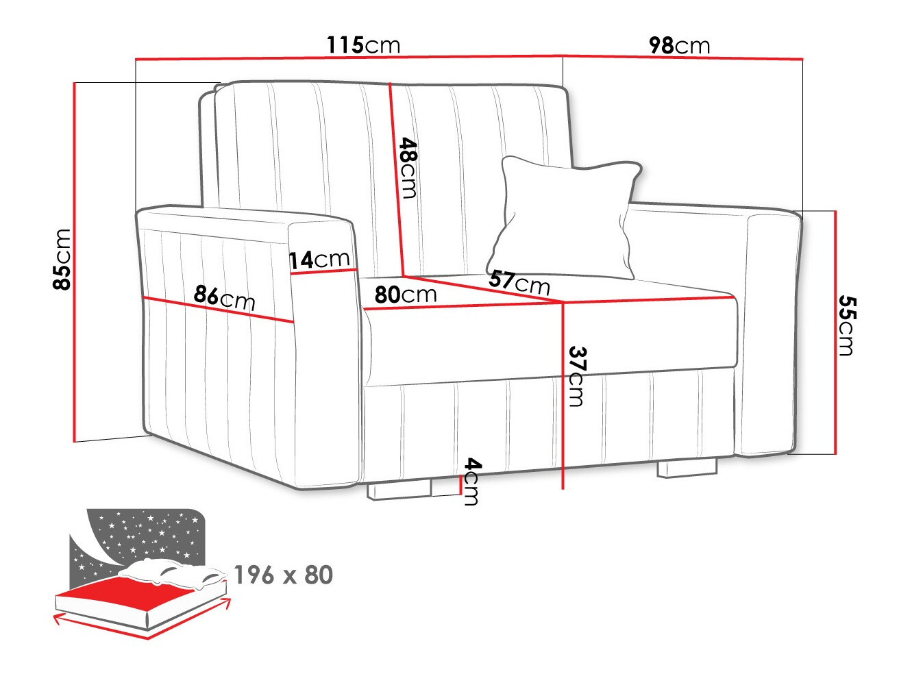 Poltrona Orinen I (Kronos 31)
