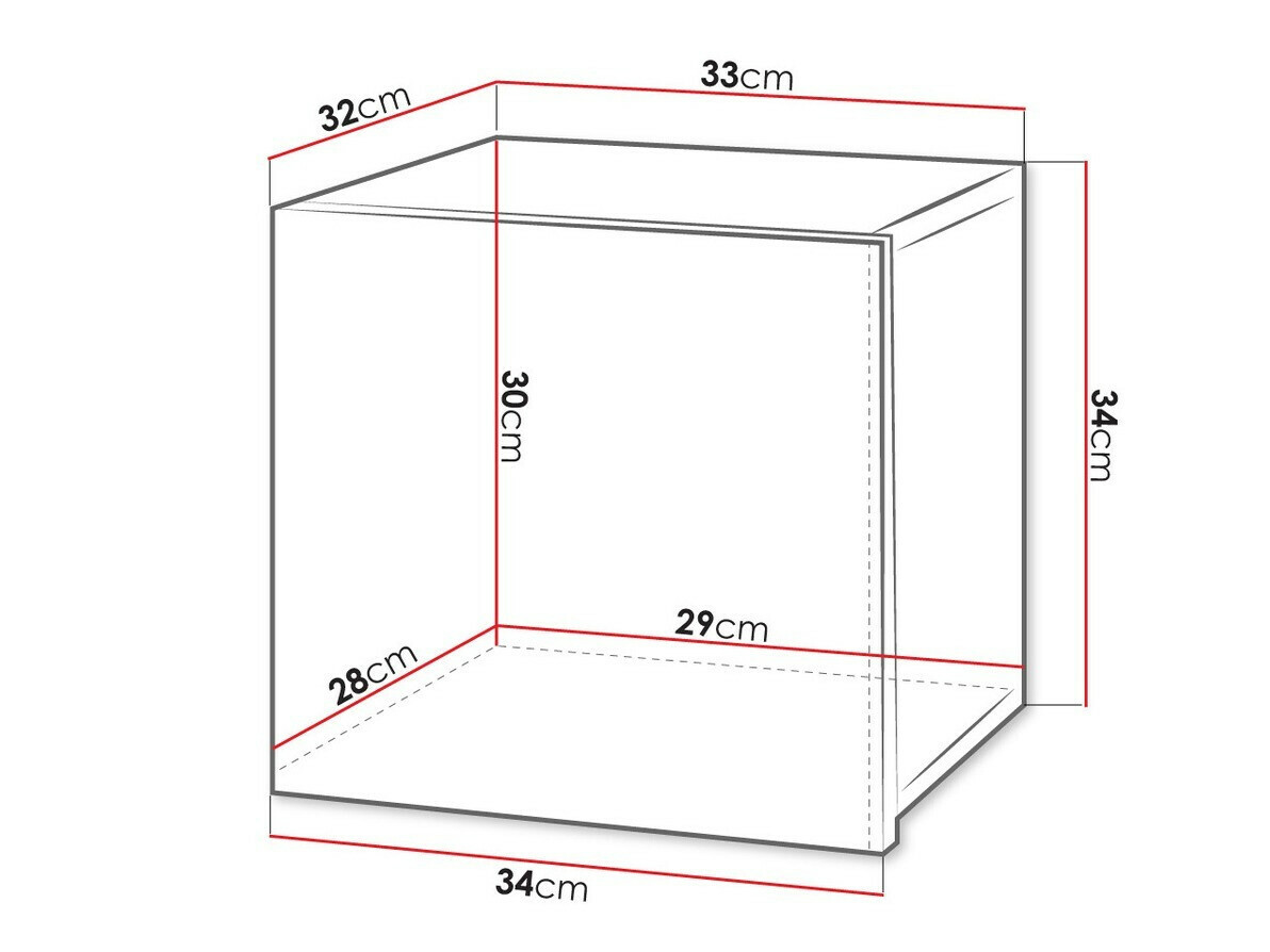 Armário suspenso Tivdalu 124 (Preto + Preto brilhante)