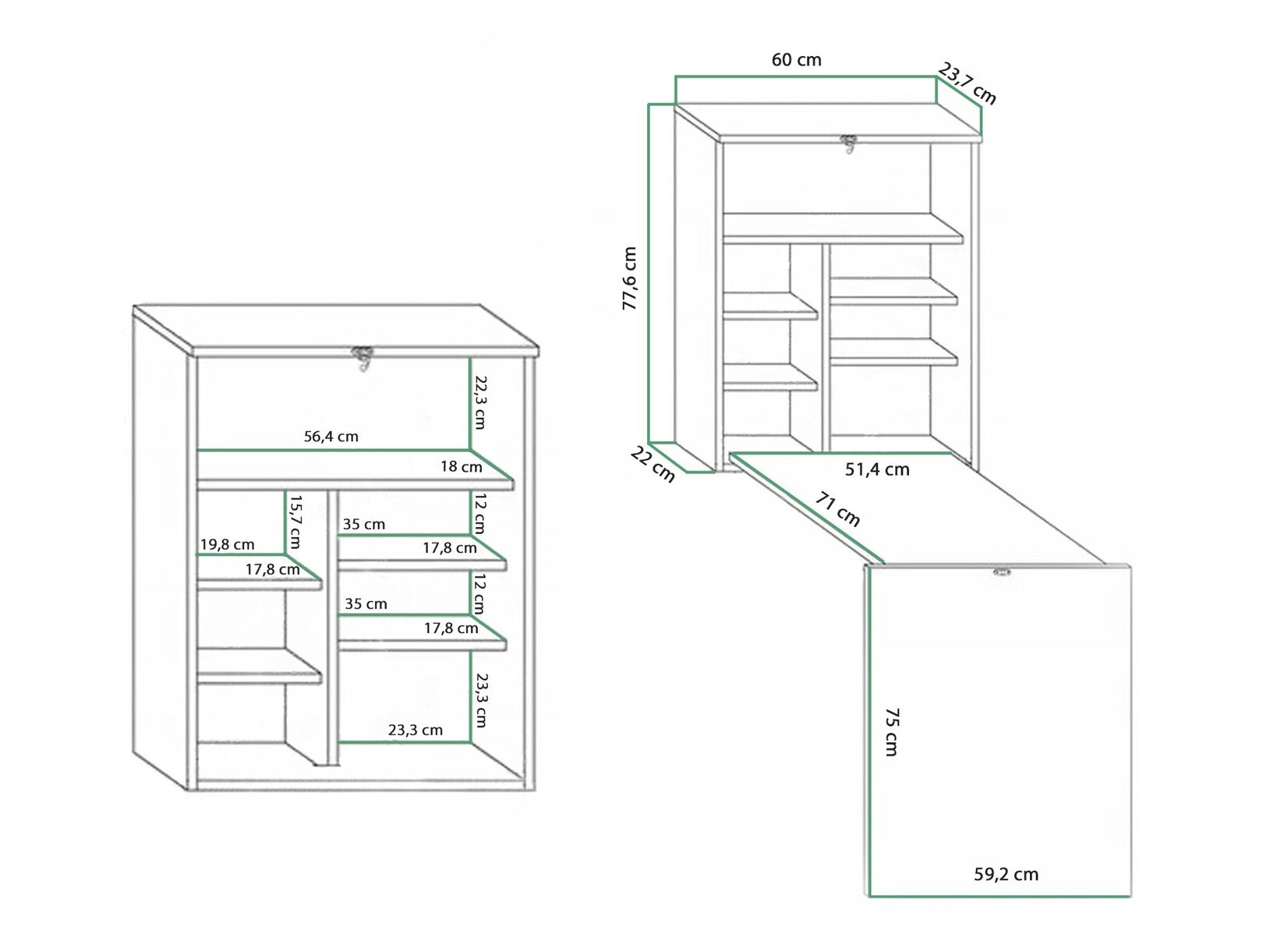 Mesa de escritório Gilroy 102 (Carvalho sonoma)