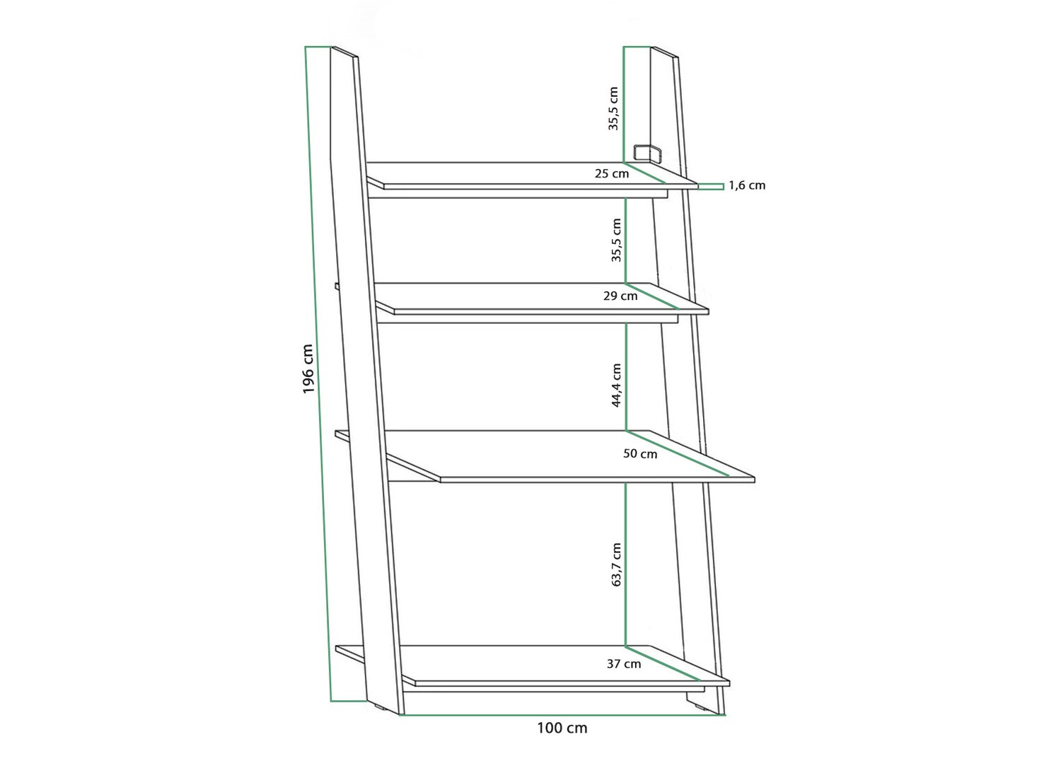 Mesa de escritório Gilroy 111 (Branco)