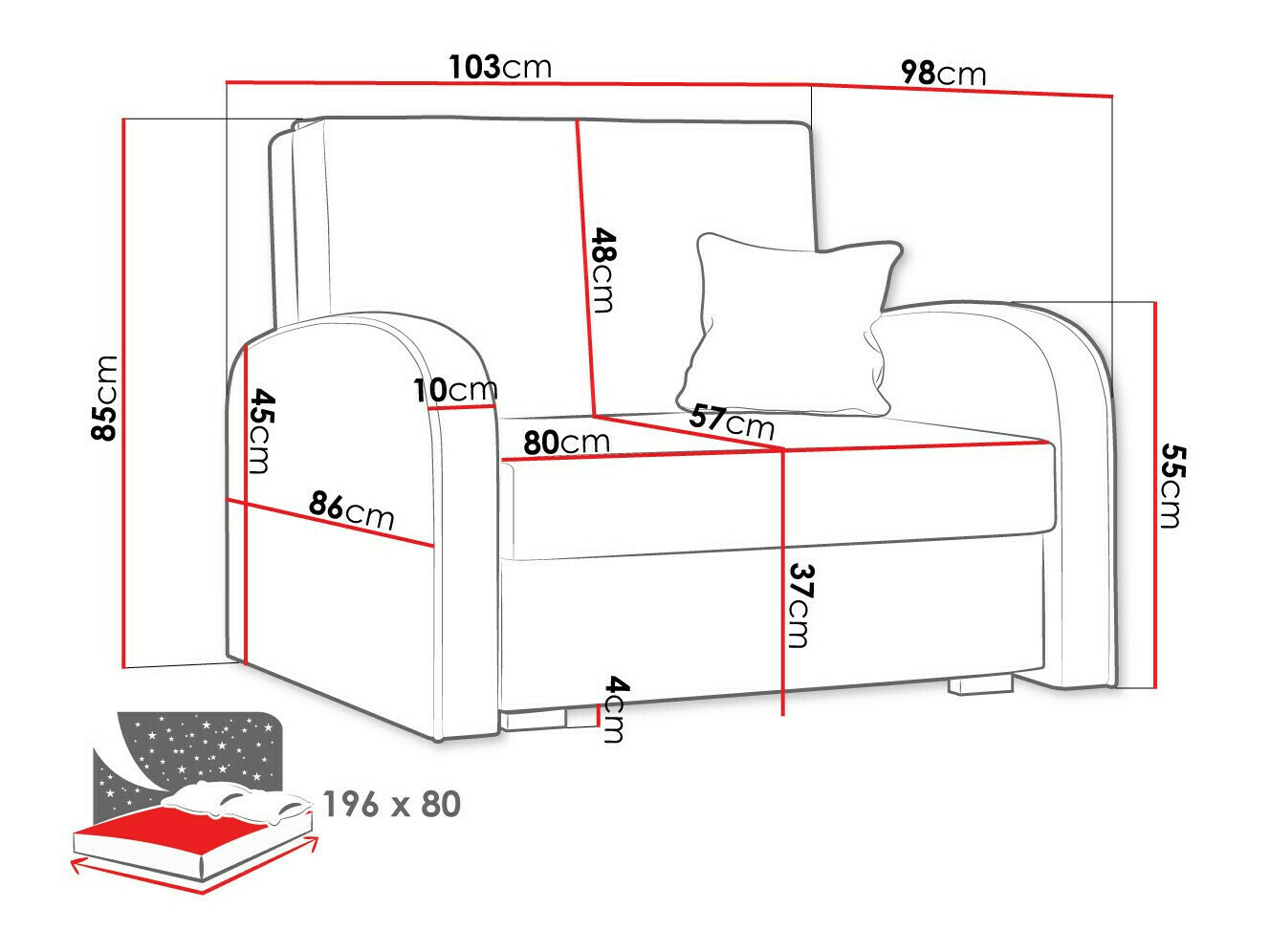 Poltrona Galona I (Mono 237 + Sorriso 8)