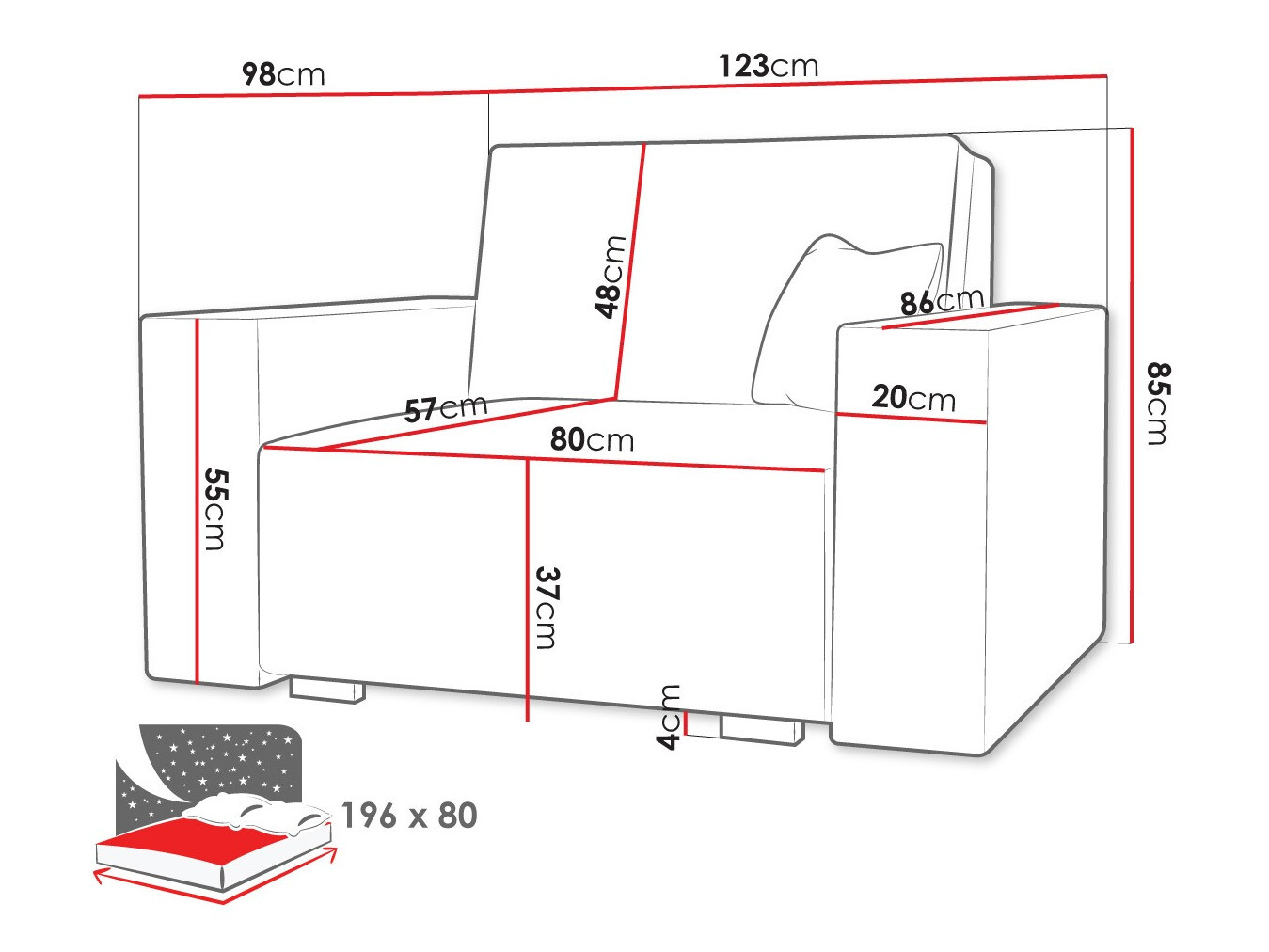 Poltrona Serora I (Neve 3)