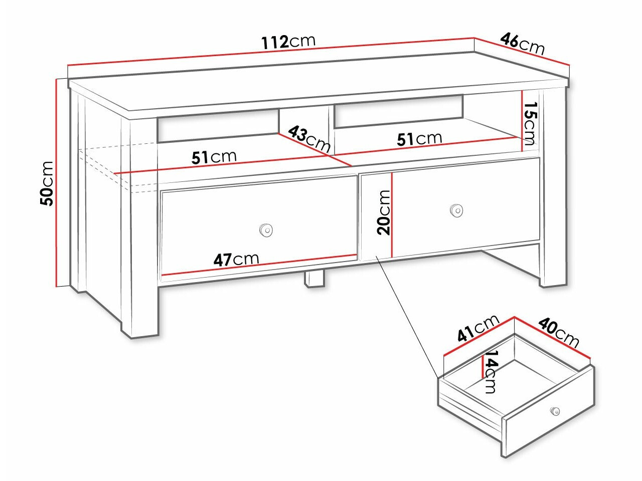 Móvel de TV Toledo J114