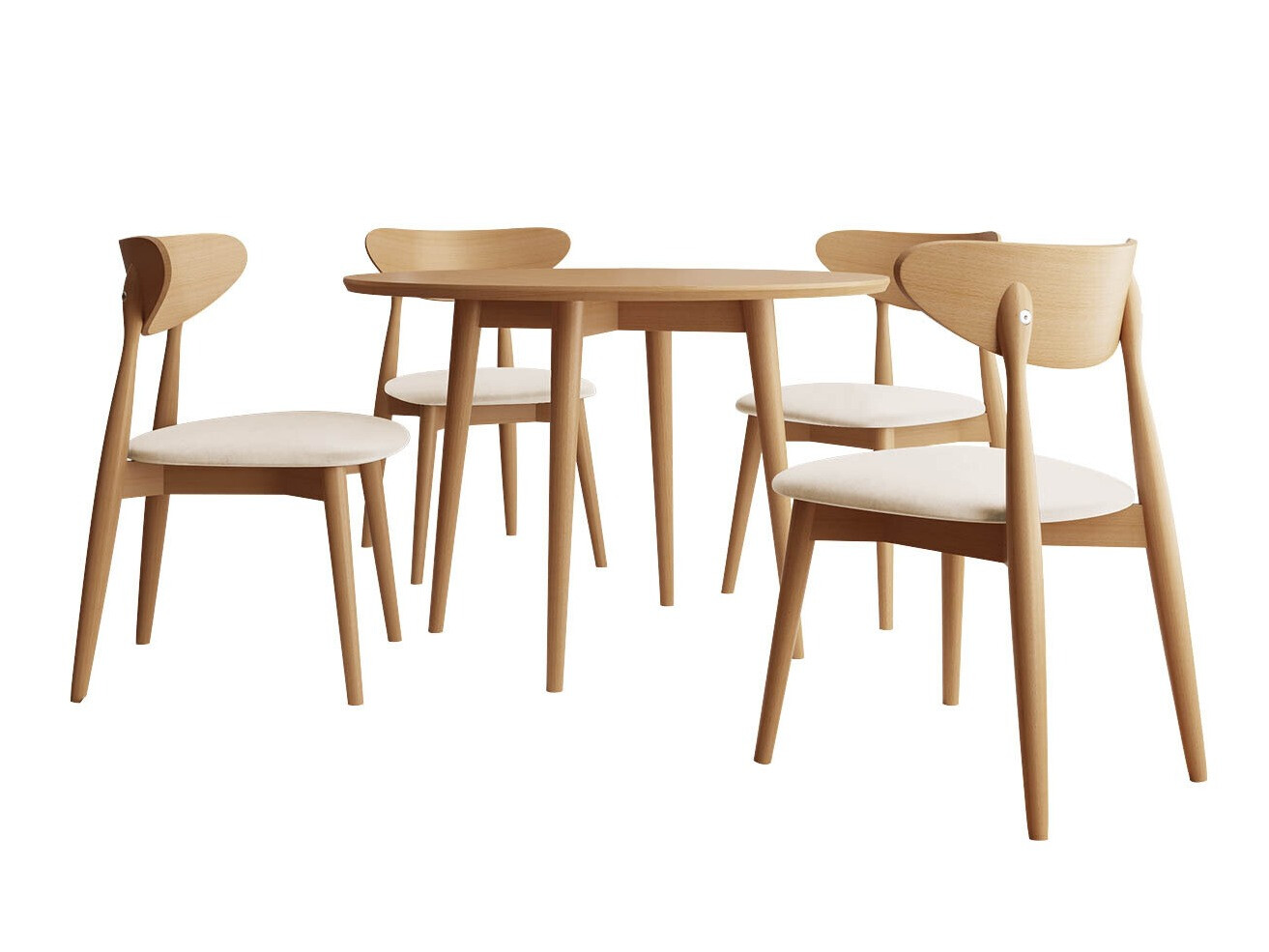 Conjunto para refeições Racine 124 (Castanho)