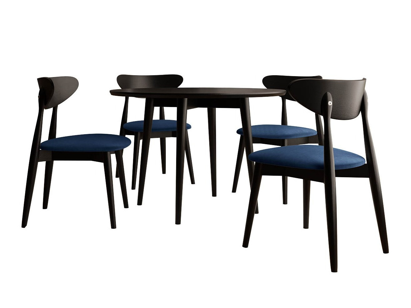 Conjunto para refeições Racine 124 (Preto)