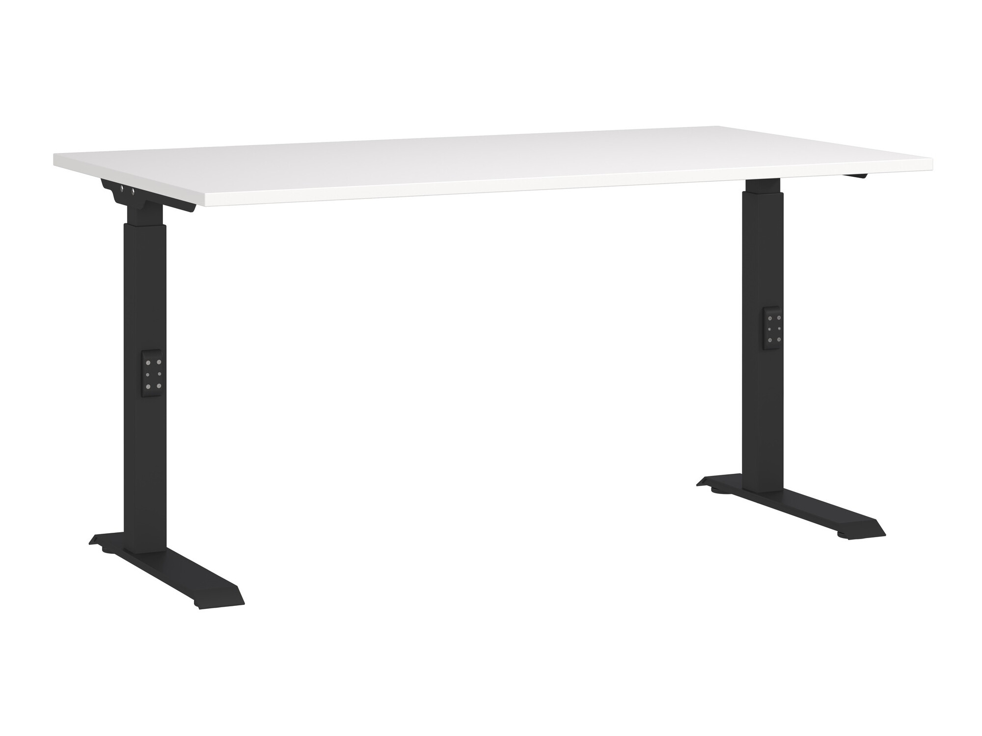 Mesa de escritório Sacramento 419 (Branco + Preto)