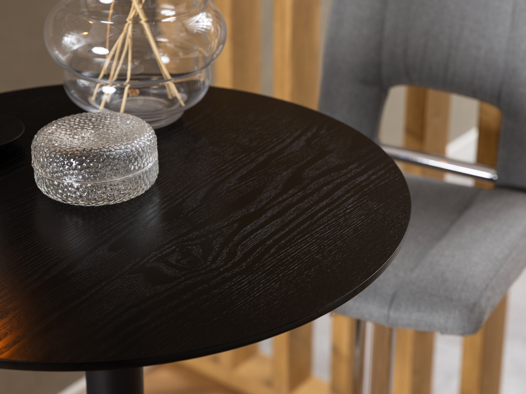 Banco de bar Norsica 164 (Cinzento claro + Prateado)