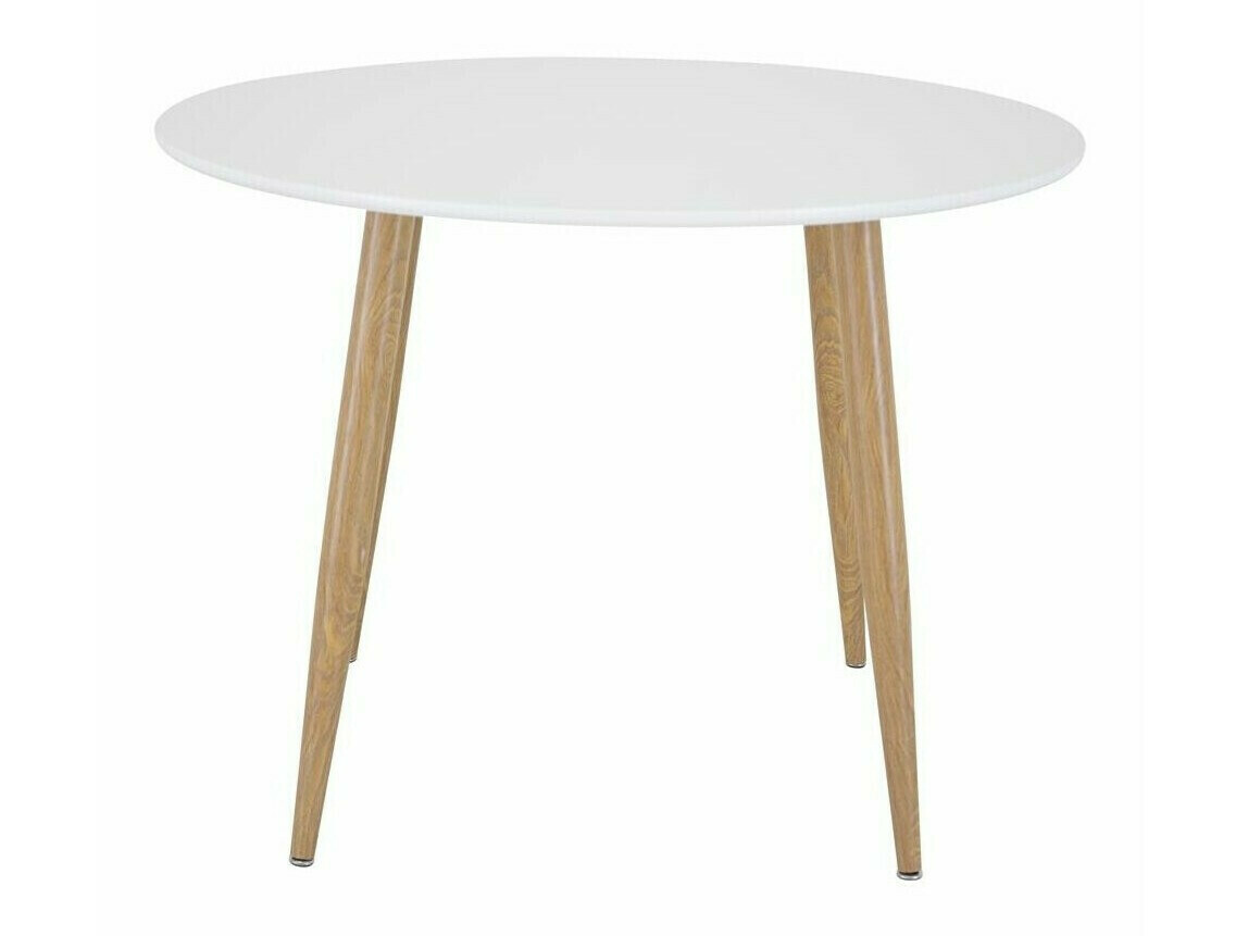 Mesa Dallas 126 (Branco + carvalho)