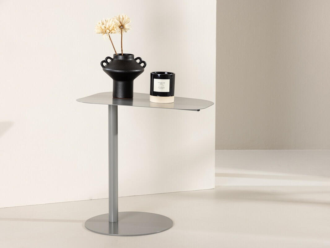 Mesa de apoio Dallas 4296 (Cinzento claro)