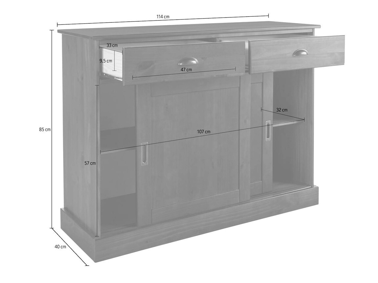 Cómoda Felelma 103 (Branco)