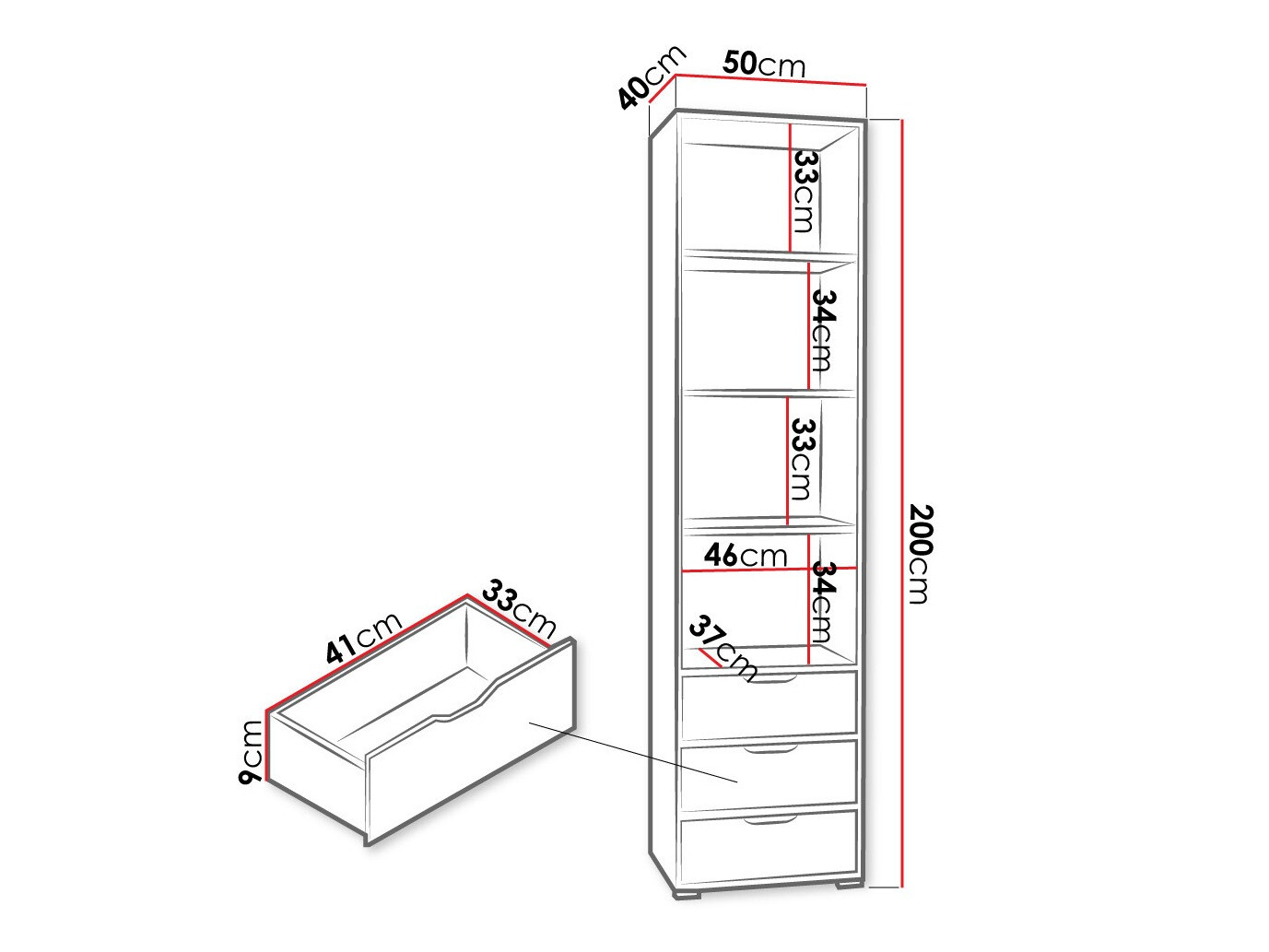 Estante Providence H109 (Grafite + Carvalho Artisan + Branco)