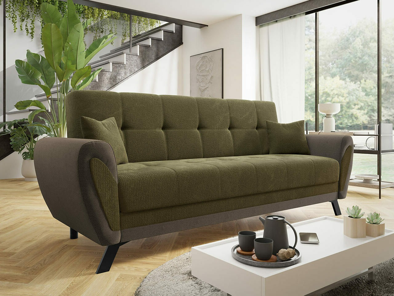 Sofá cama Columbus 156 (Prima 6 + Crown 11)