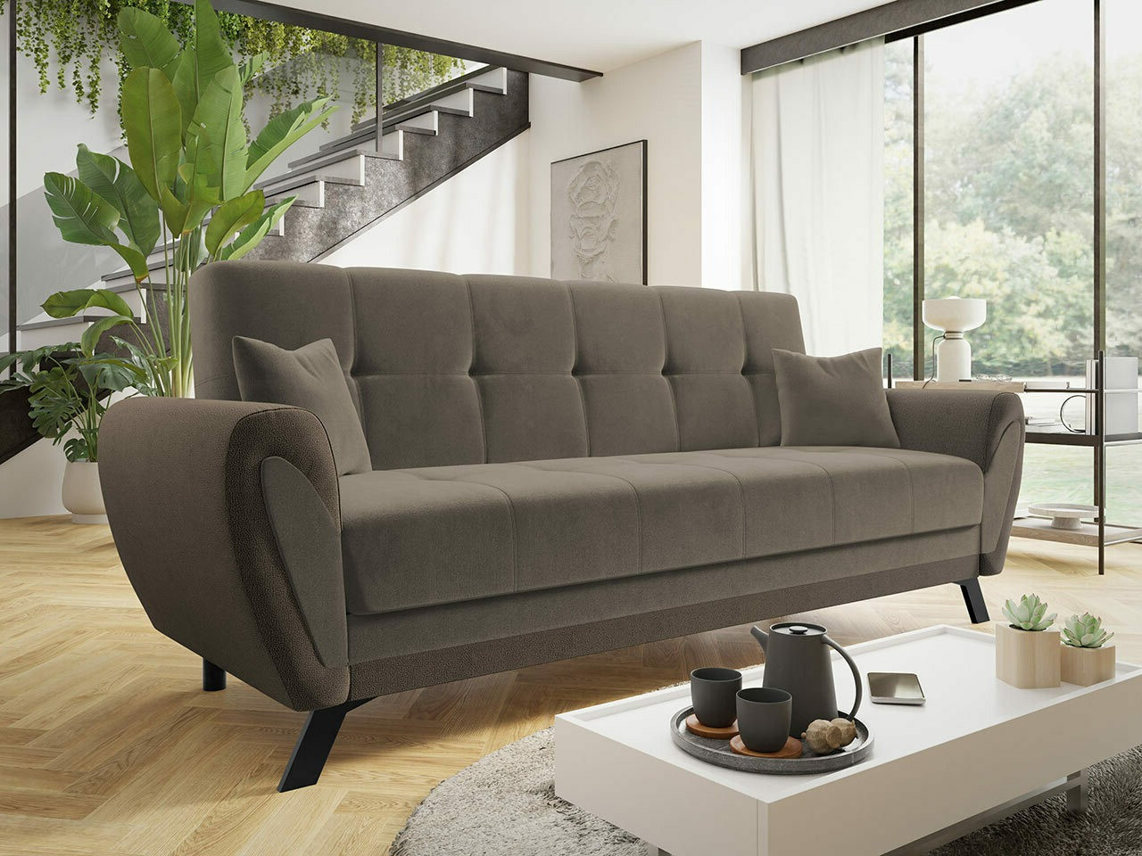 Sofá cama Columbus 156 (Prima 6 + Manila 03)