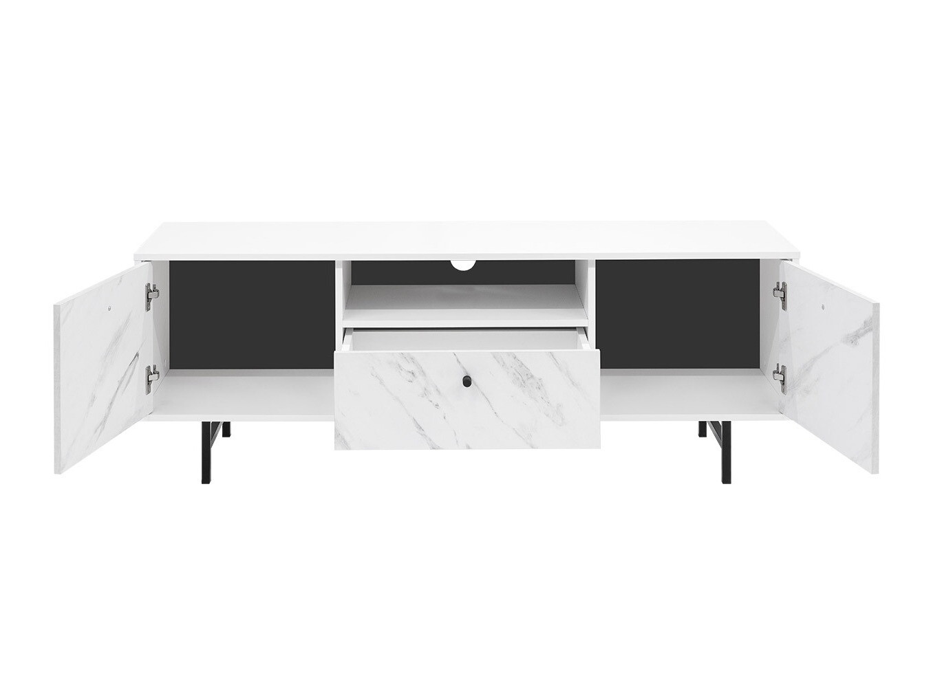 Conjunto de mobiliário Providence 184 (Mármore preto)
