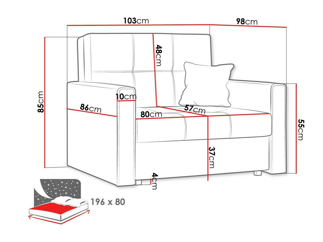 Poltrona Nuvora I (Spirit 12)