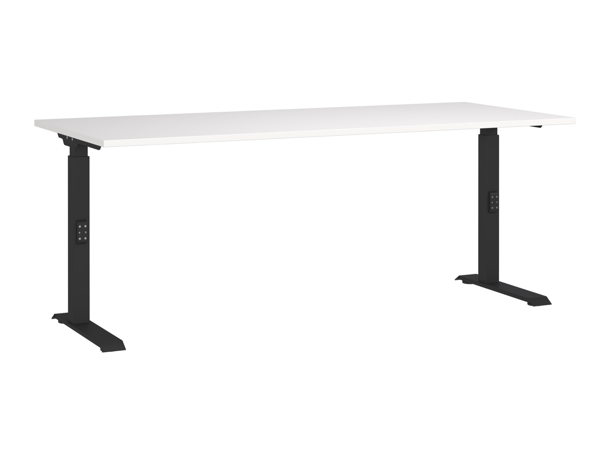 Mesa de escritório Sacramento 422 (Branco + Preto)