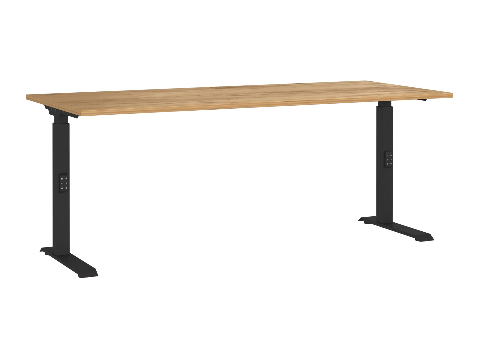 Mesa de escritório Sacramento 422 (Navarra carvalho + Preto)