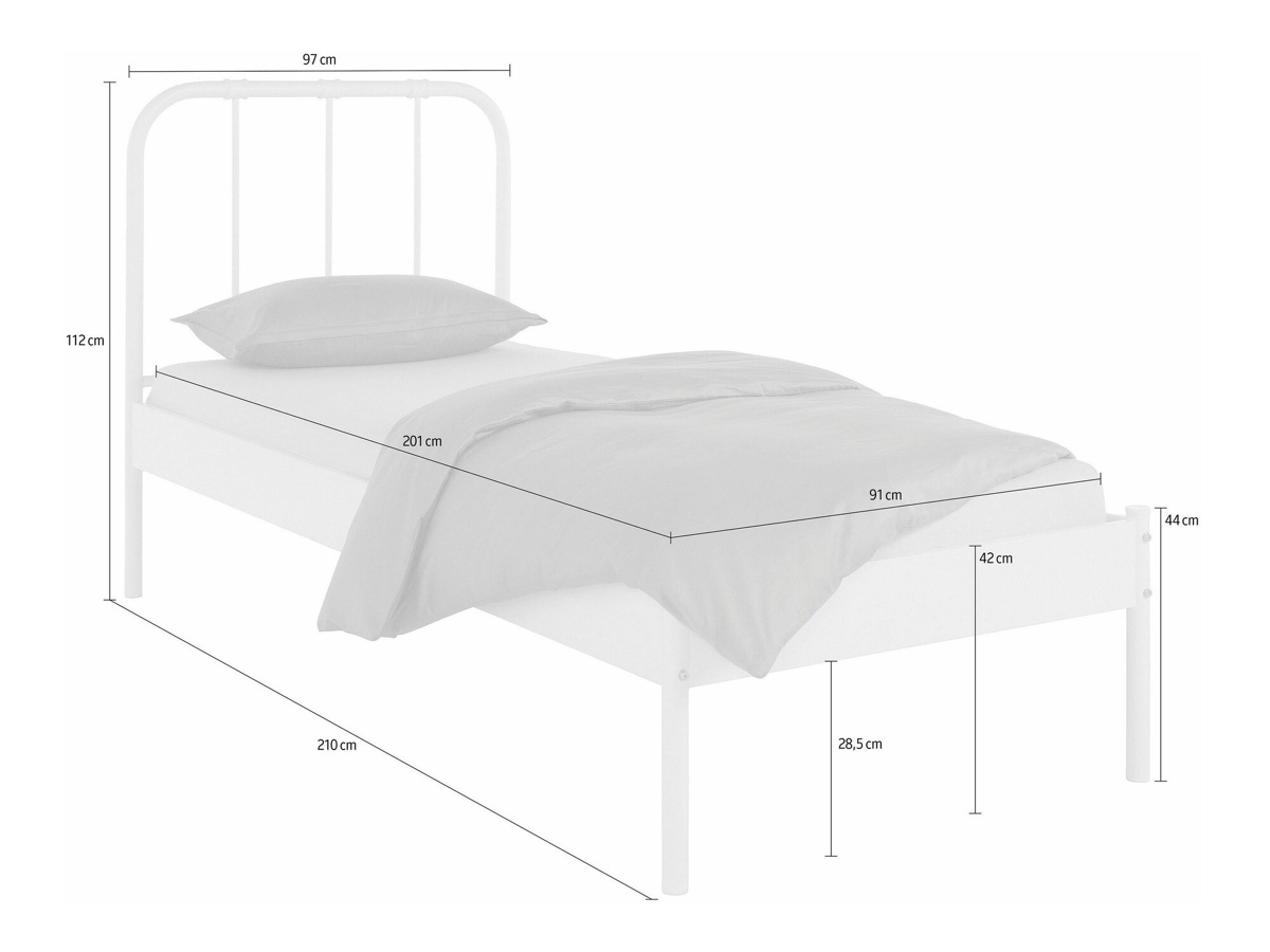 Cama Denton 1265 (Cinzento)