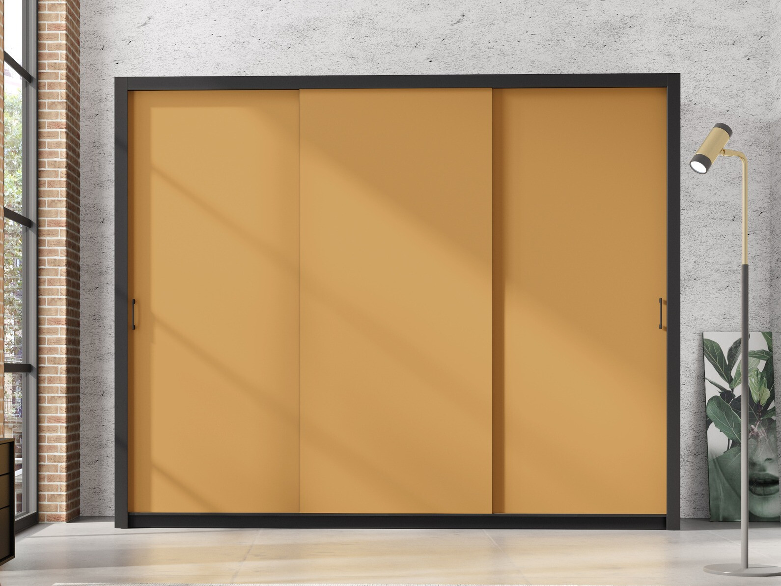 Roupeiro Murrieta 193 (Preto + Amarelo)