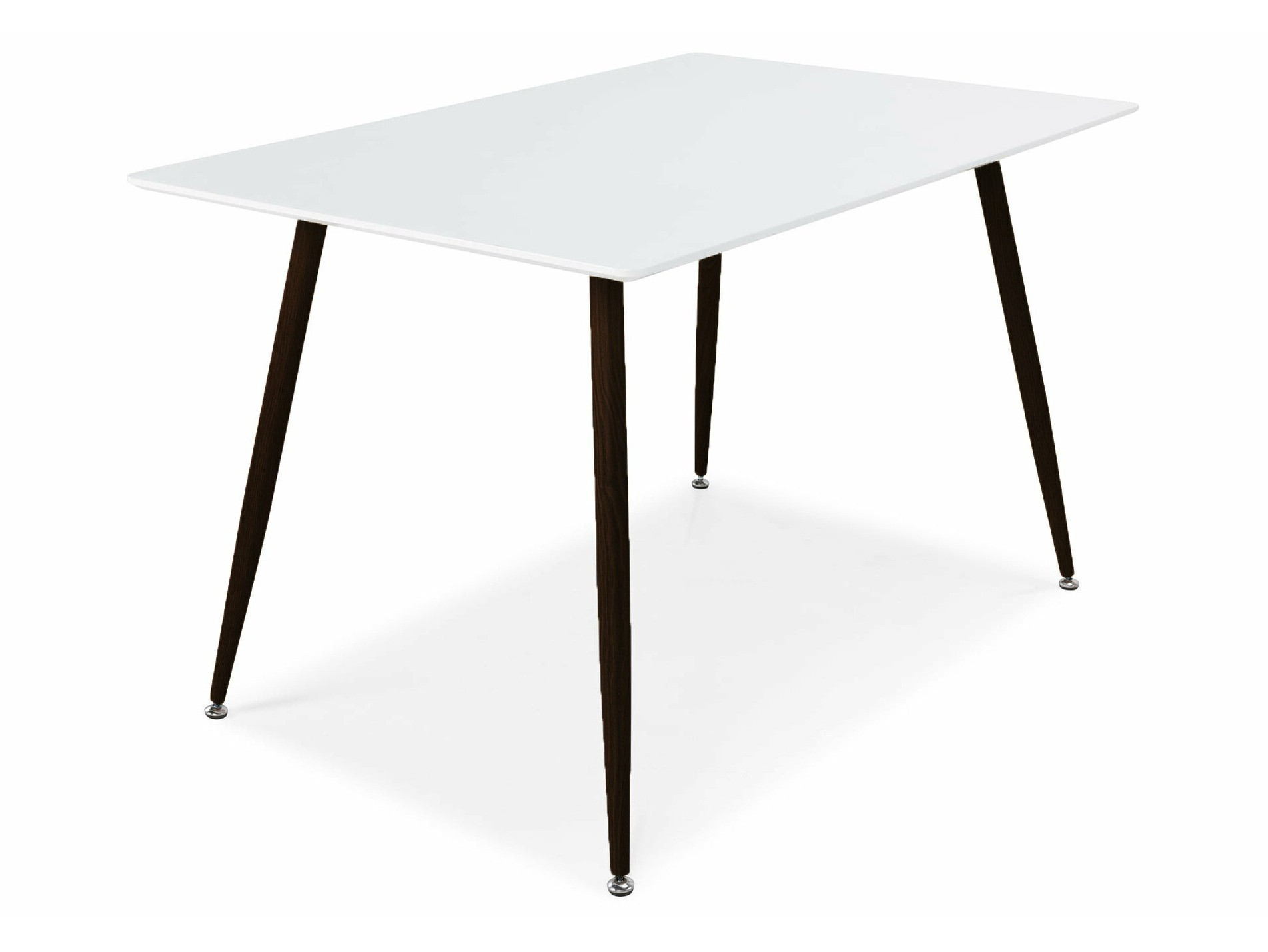 Mesa Dallas 4306 (Branco brilhante + Preto)