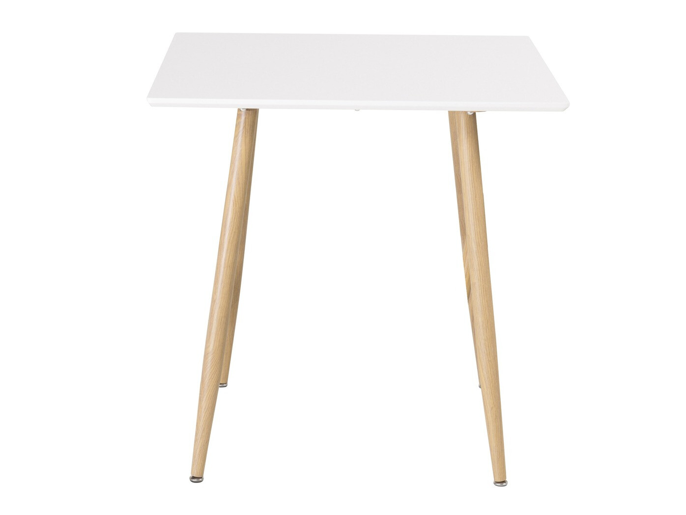 Mesa Dallas 4310 (Branco + Madeira clara)