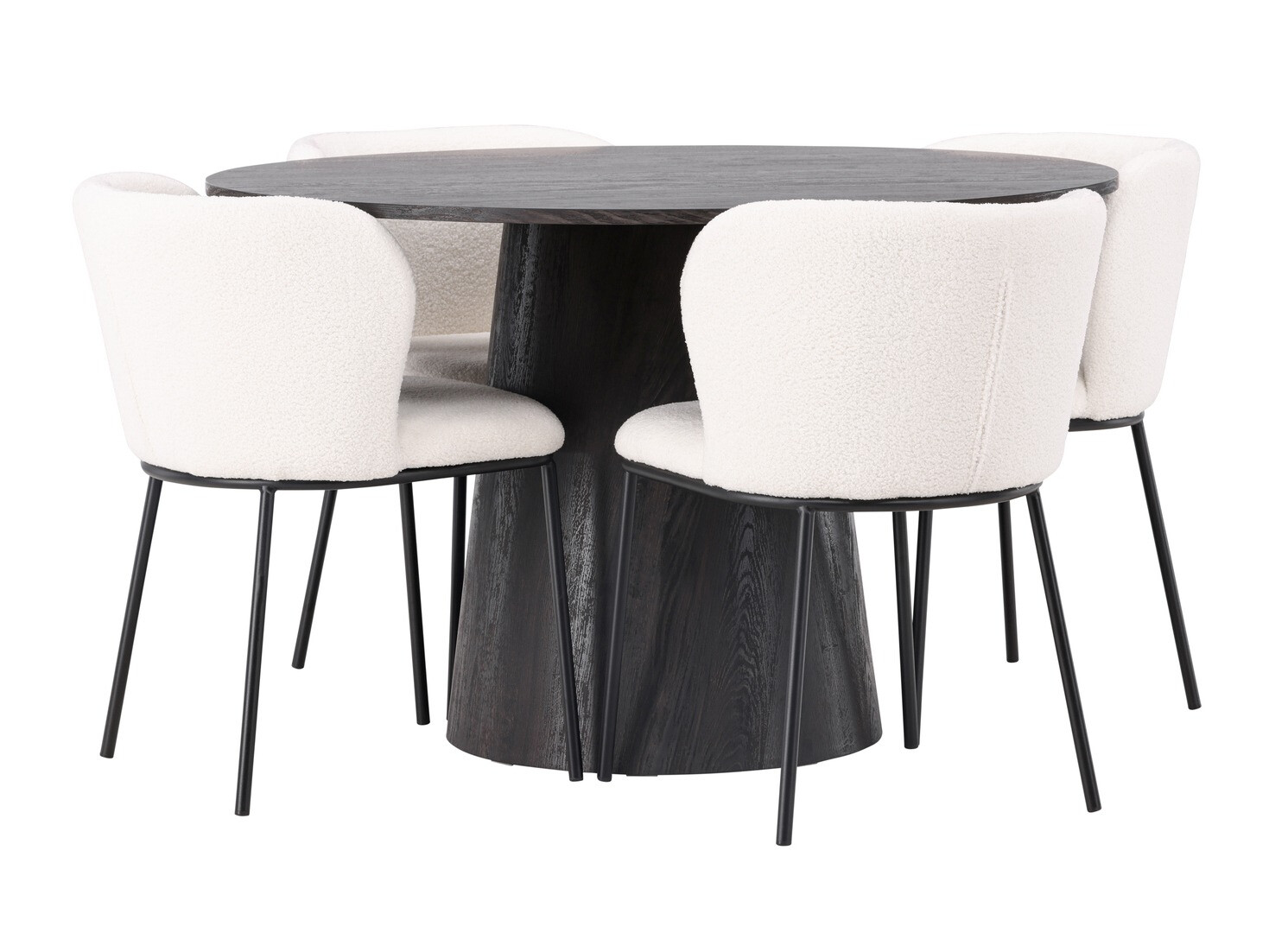 Conjunto para refeições Dallas 4314 (Castanho escuro)