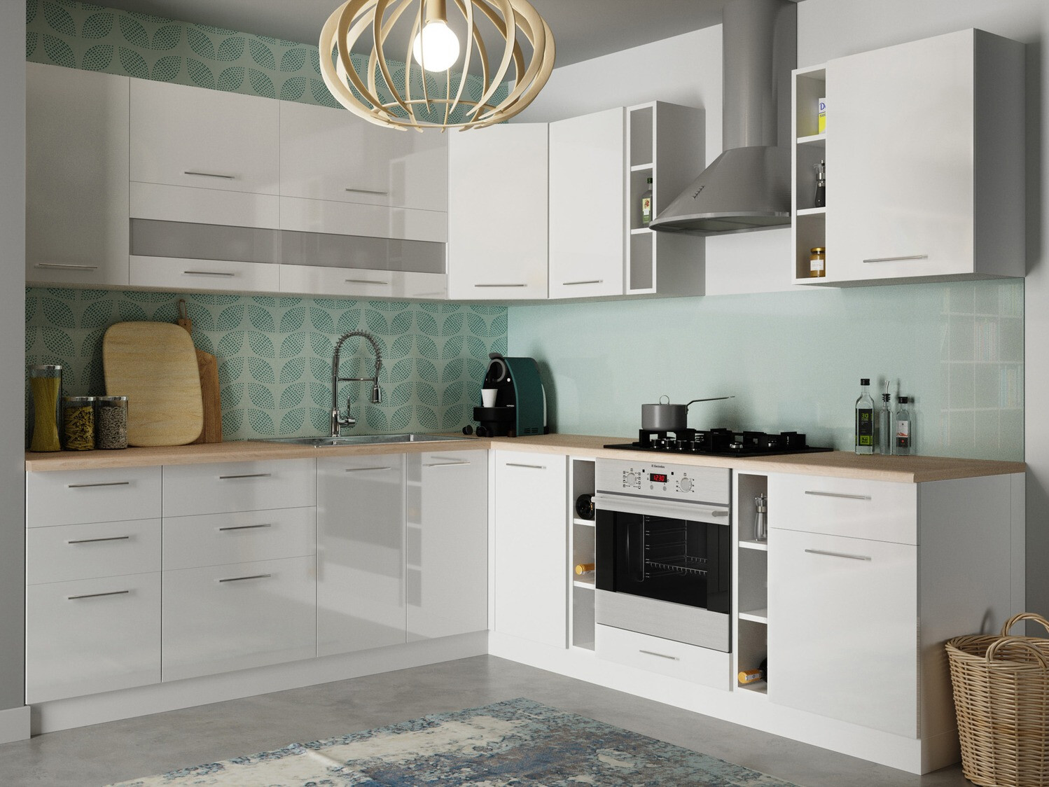 Armário modular suspenso Tiffa 100