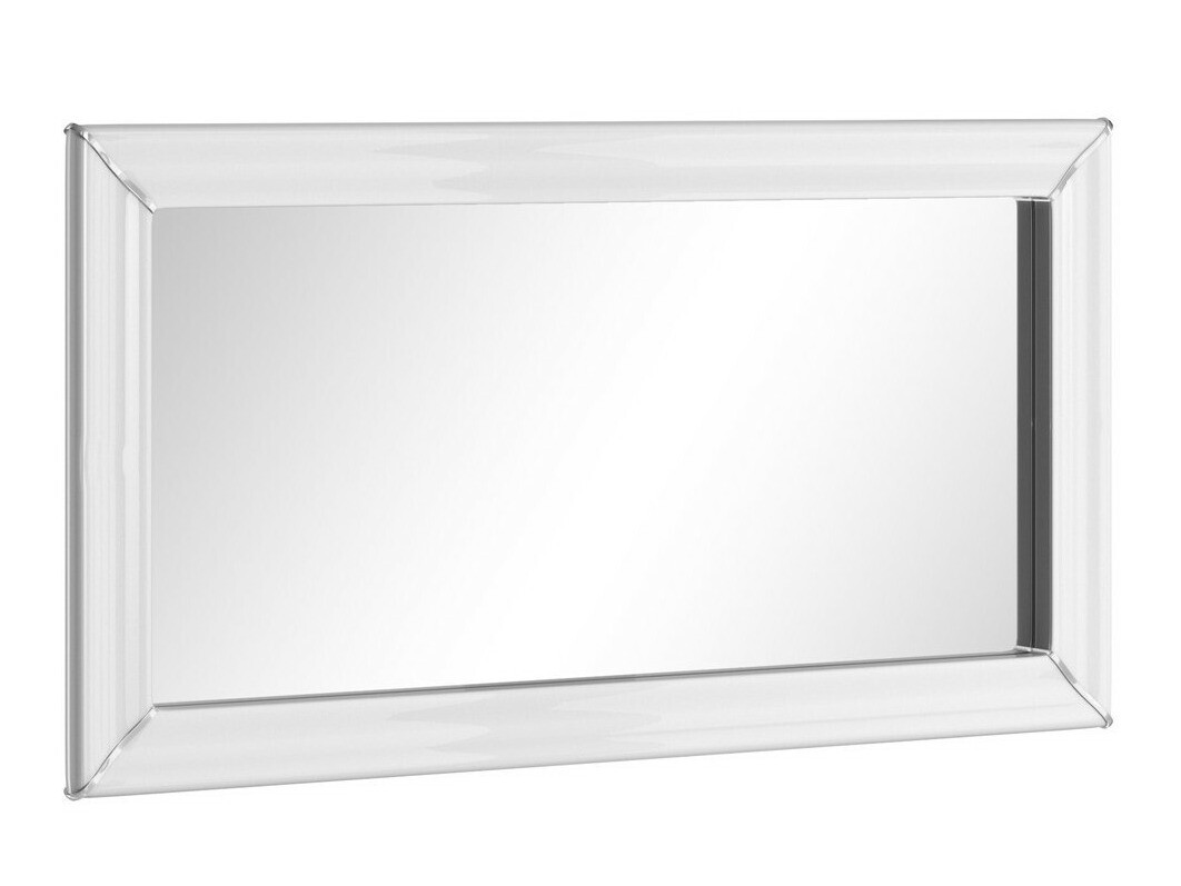 Espelho Levrema 107 (Branco + Prata)