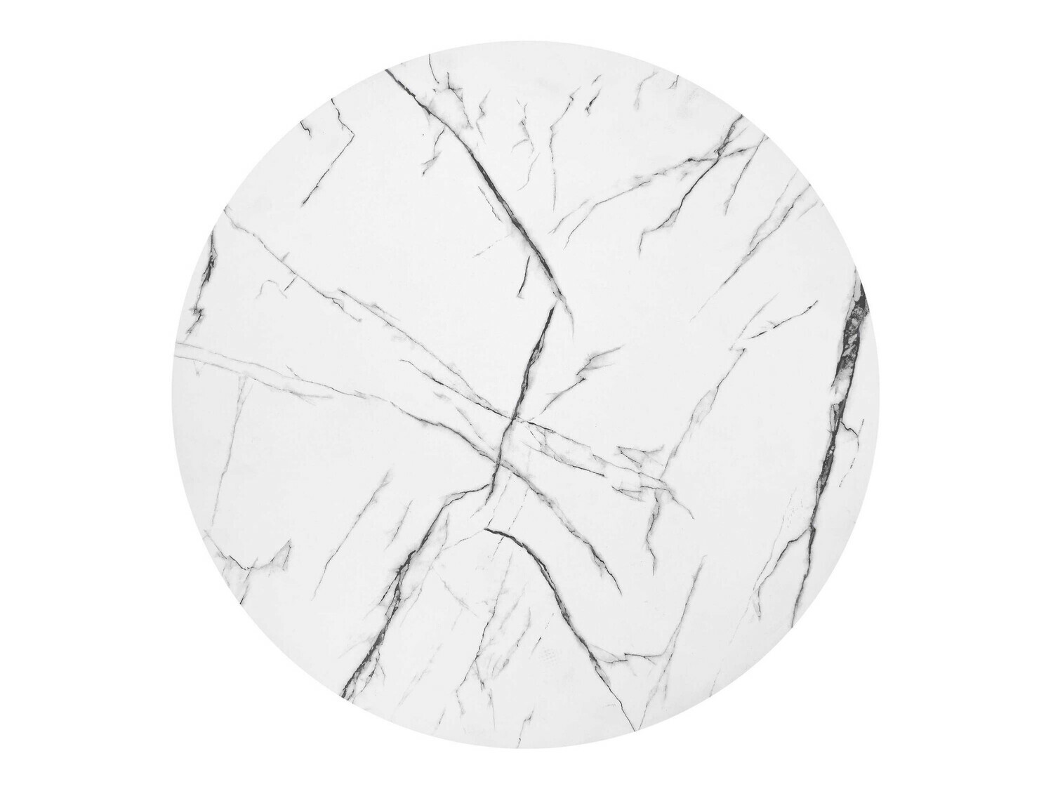 Mesa para revistas Houston 1275 (Marmore branco + Preto)