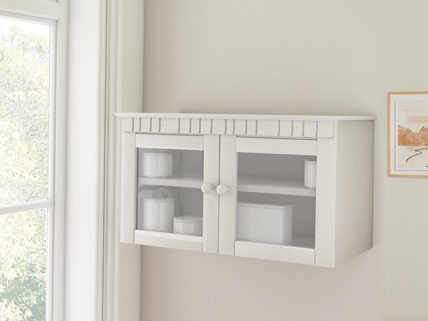 Estante de parede Elbelba 106 (Branco)