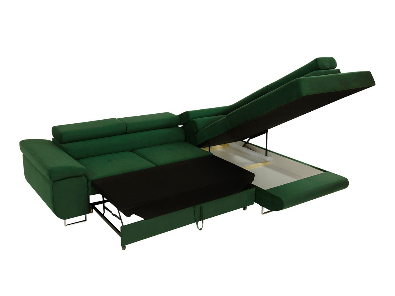 Sofá de canto Comfivo Vinetum I (Venus Velvet 2927)