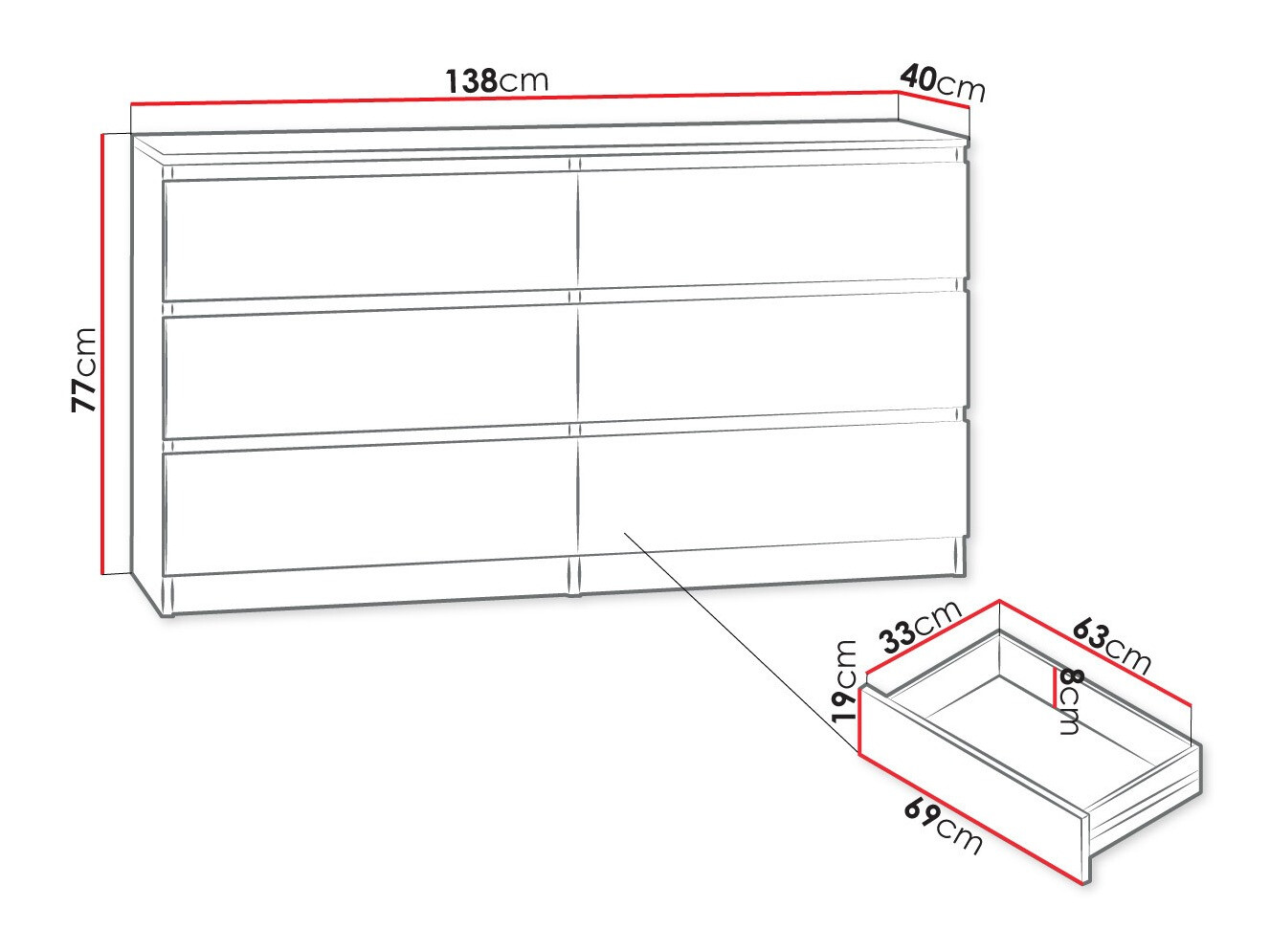 Cómoda Comfivo Structor II (Preto)