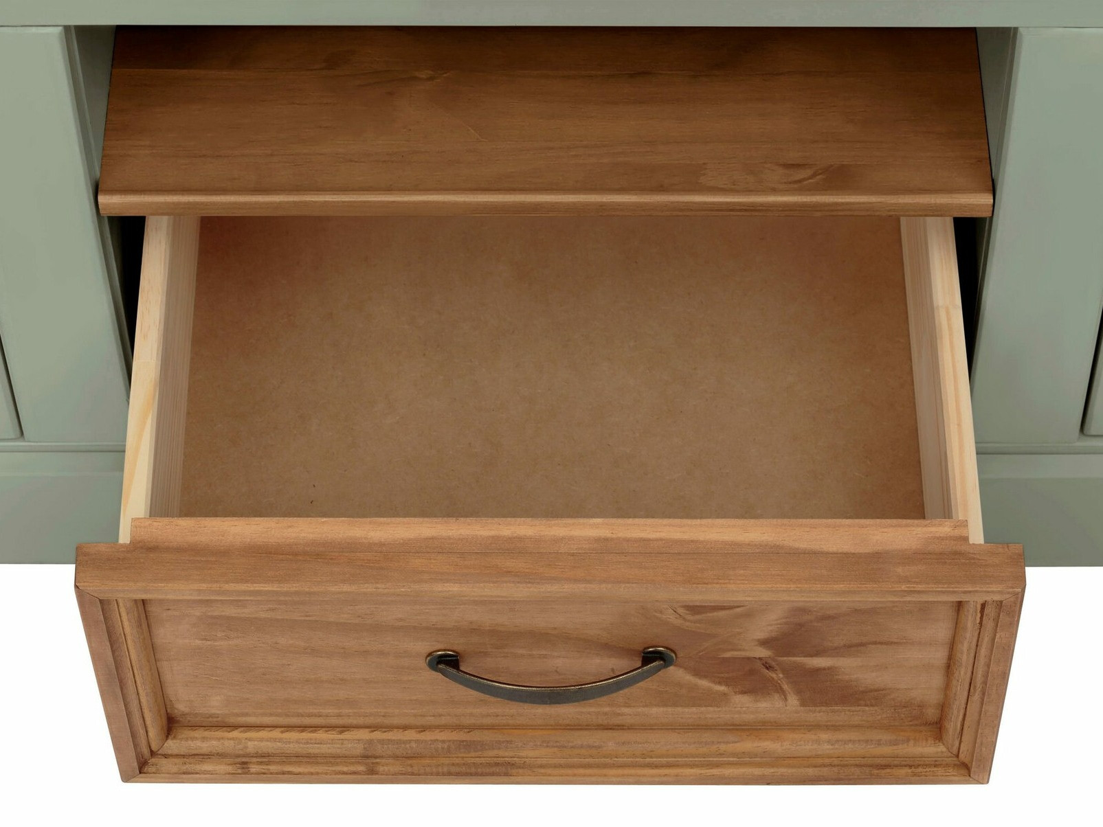 Móvel de TV Tolelio 122 (Verde + Pinheiro)