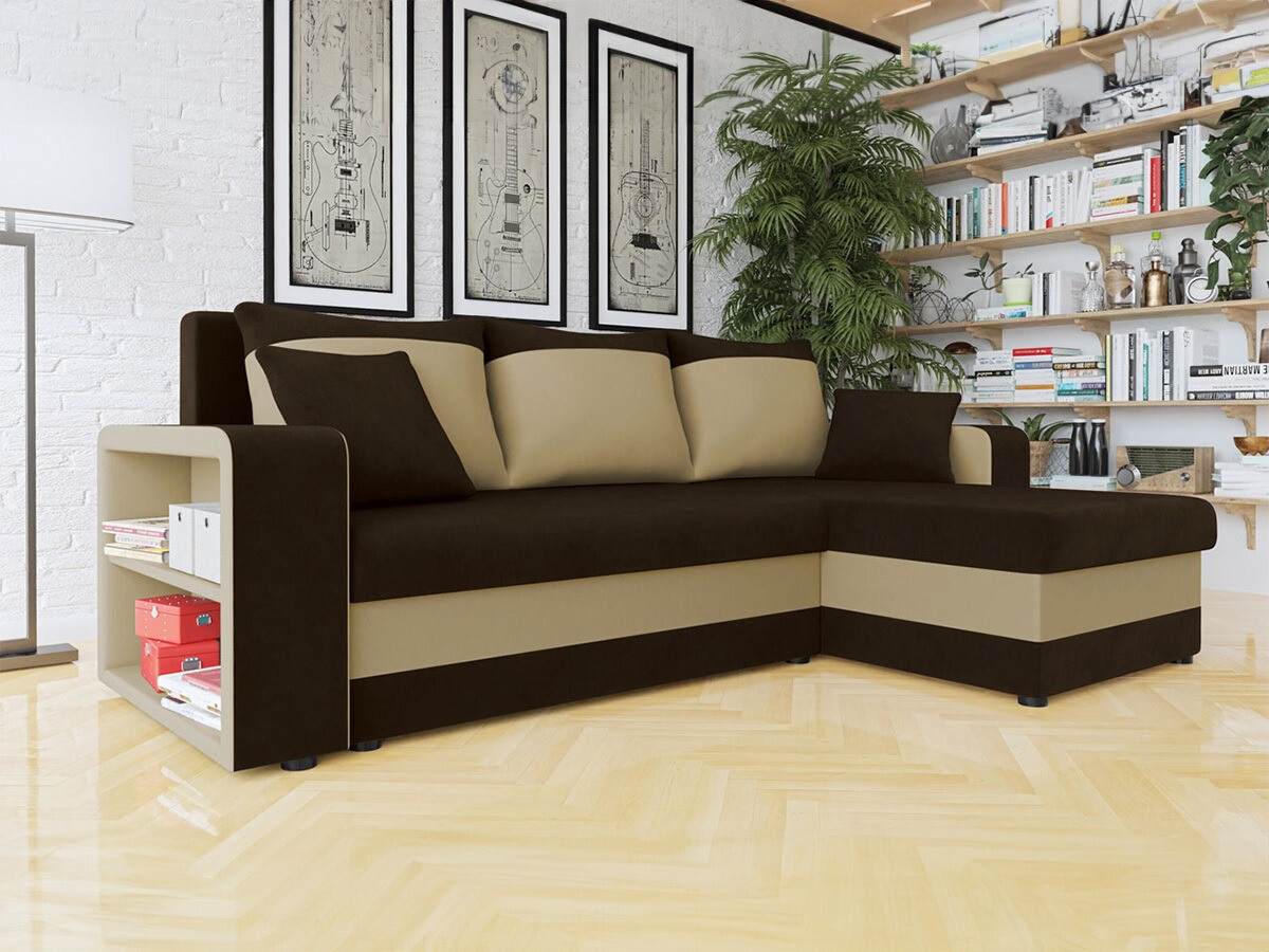 Sofá de canto Comfivo 153 (Casablanca 2307 + Soft 001)