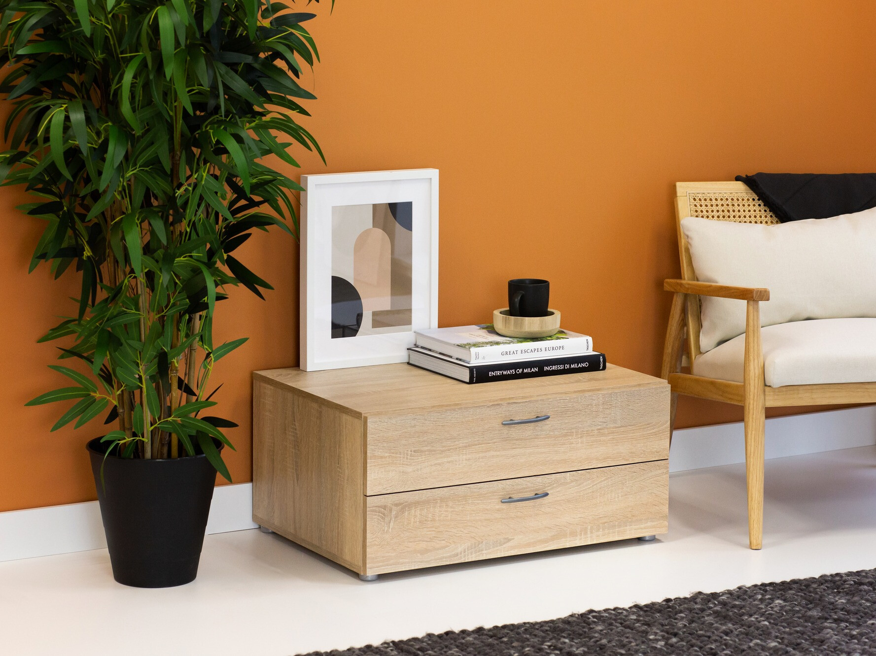 Mesa de apoio Bristol 185 (Carvalho sonoma)