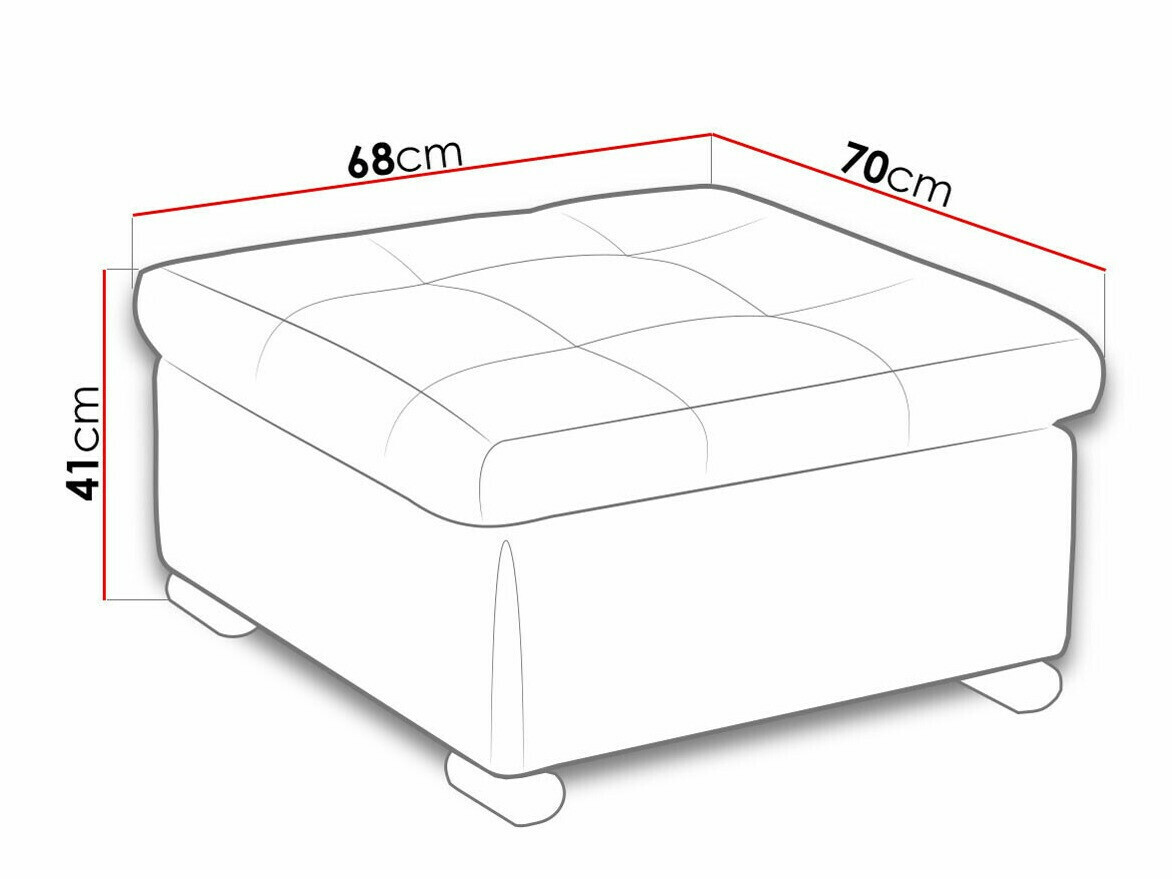 Pufe Comfivo 115 (Soft 066 + Lawa 02)