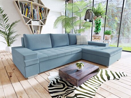 Sofá de canto Comfivo 121 (Magic Velvet 2260 + Senegal 818)